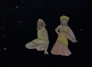 star chart with images