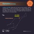 Kamelos stick figure (CC BY M. Sadegh Faghanpour for IAU WGSN).