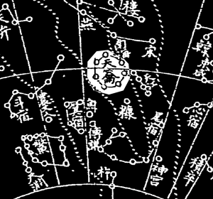 Tianyue in Yixiang Kaocheng Stat Map (18th century)