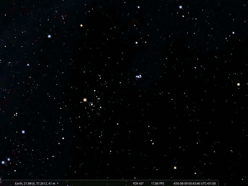 File:3+4 Krittika+Rohini stellarium.gif