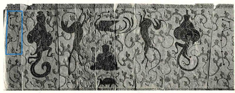 File:Rubbing of the Pictorial Stone Image of Four Symbols and Yellow Emperor (Eastern Han dynasty), Nandou is at the lest side.jpg