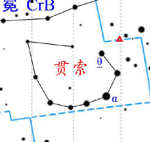 Guansuo before Tang dynasty reconstructed by Boshun Yang(2023) based on Master Shi's Star Catalogue (about 100 BCE)