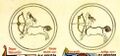 Iconography El Escorial Ms h 115 n.b. – leaps to left, bow drawn, fillet and 14 more