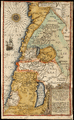 Plancius (1590): Biblical Maps, with modern highlighting of Jor-Dan.