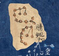 Tengshe on Dunhuang Star Map (Early 8th Century)